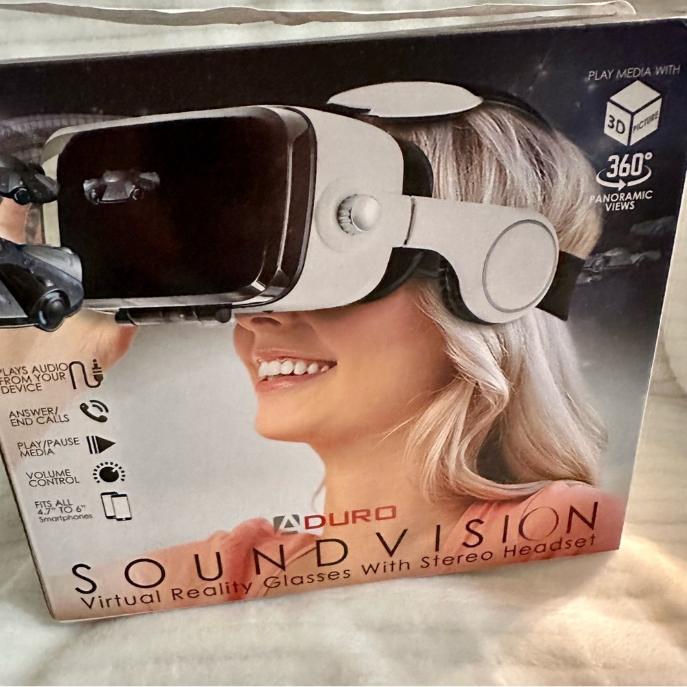 Aduro Sound Vision Virtual Reality Glasses 3D Pictures